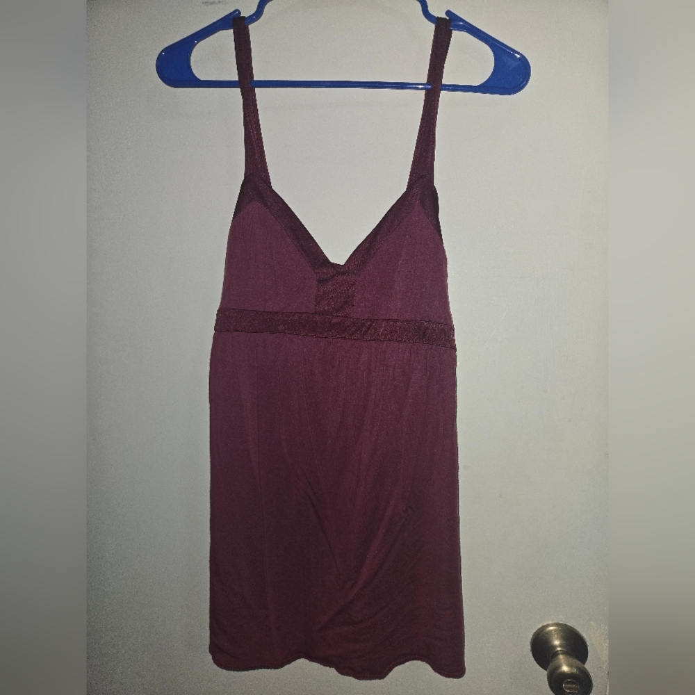 Elegant Burgundy Women's Mini Dress